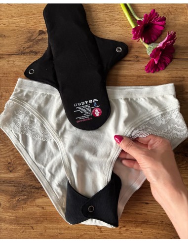 Serviette Hygiénique Réutilisable Taille L