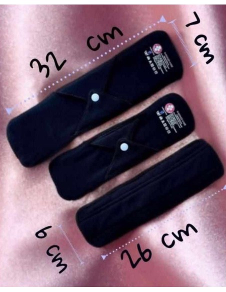 Serviette Hygiénique Réutilisable Taille L